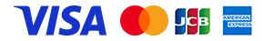 「VISA」「Mastercard」「JCB」「AmericanExpress」