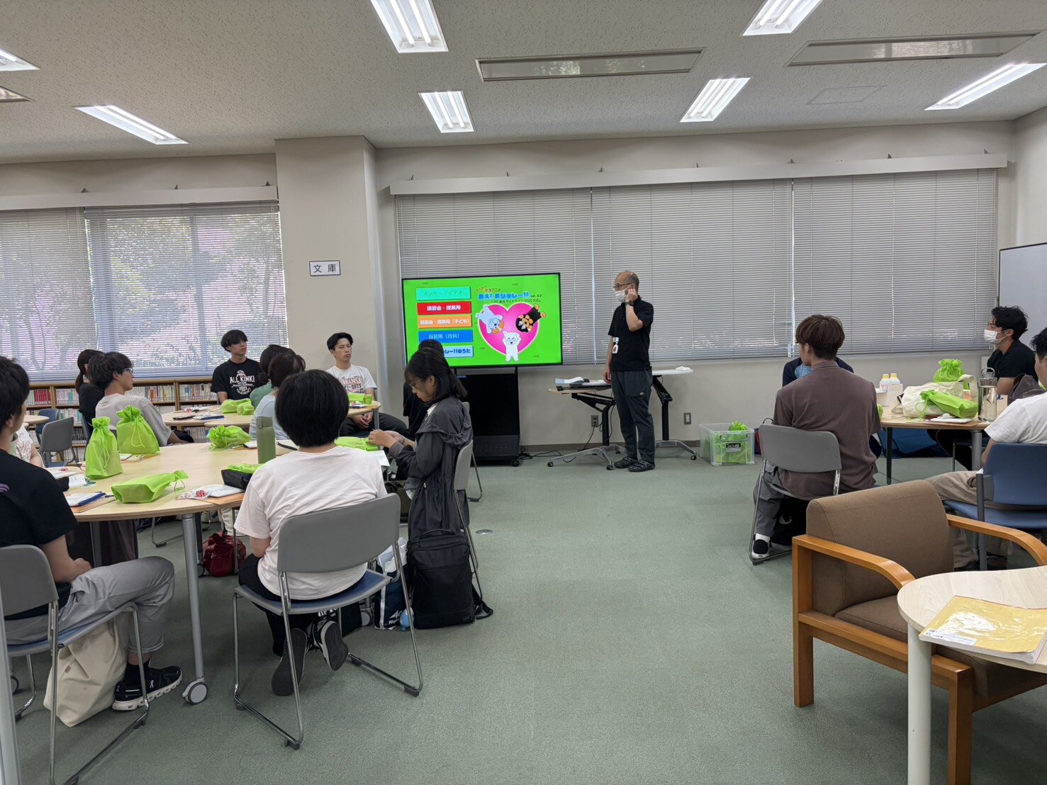 全学学生会所属団体を対象に「普通救命講習会」を開催