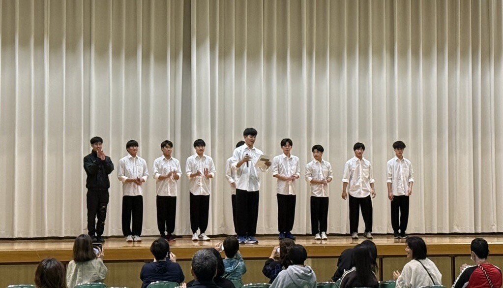 男子新体操部　芸科祭　ステージ企画　演技発表