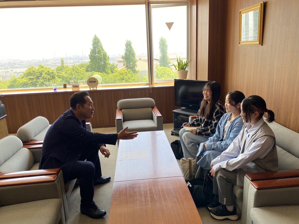 芸科祭に関して学長と面談